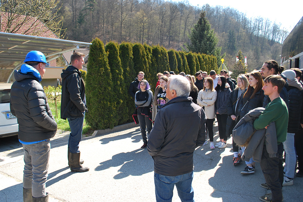 Predstavitev del na gradbišču v Otiškem Vrhu Otiški Vrh
