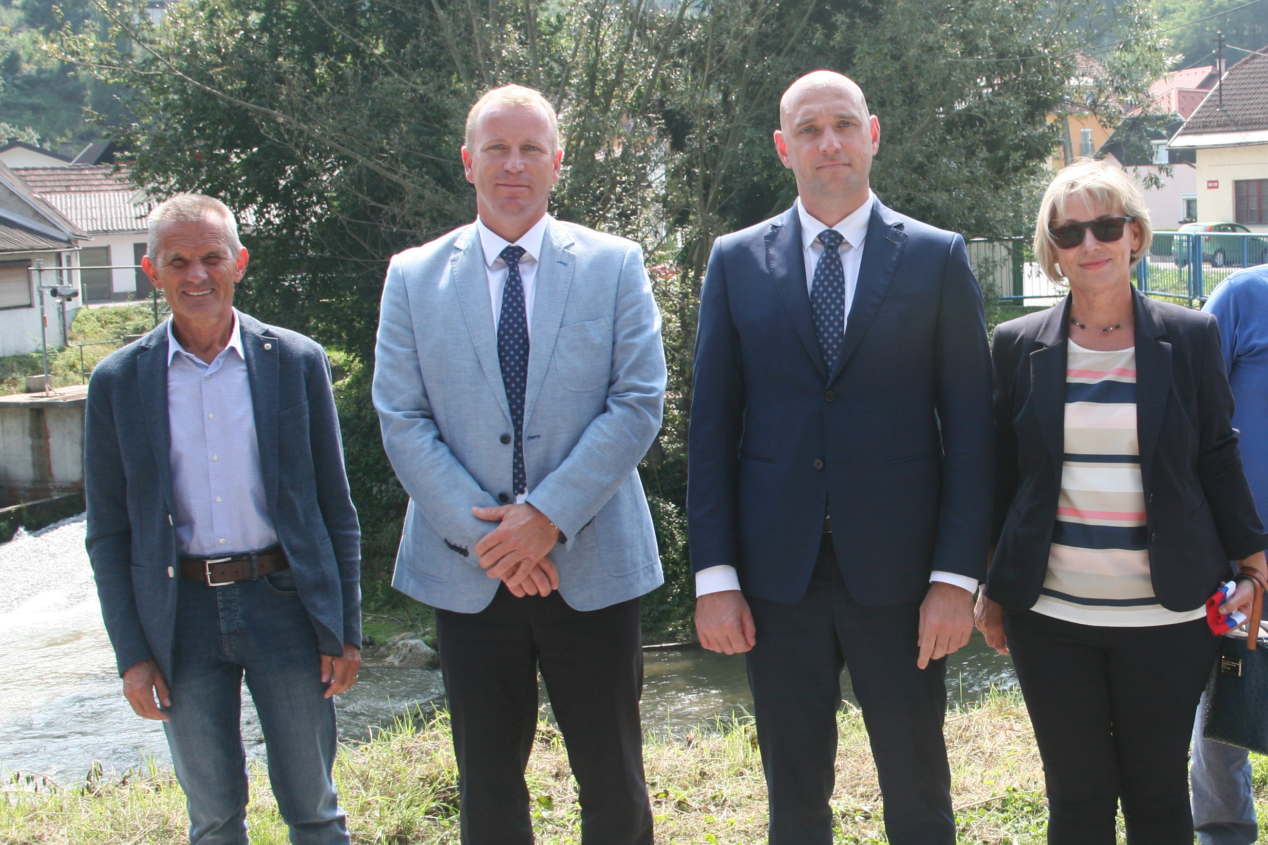 Na sliki: Matija Tasič, Tomaž Prohinar, Simon Zajc in Nevenka Colnarič