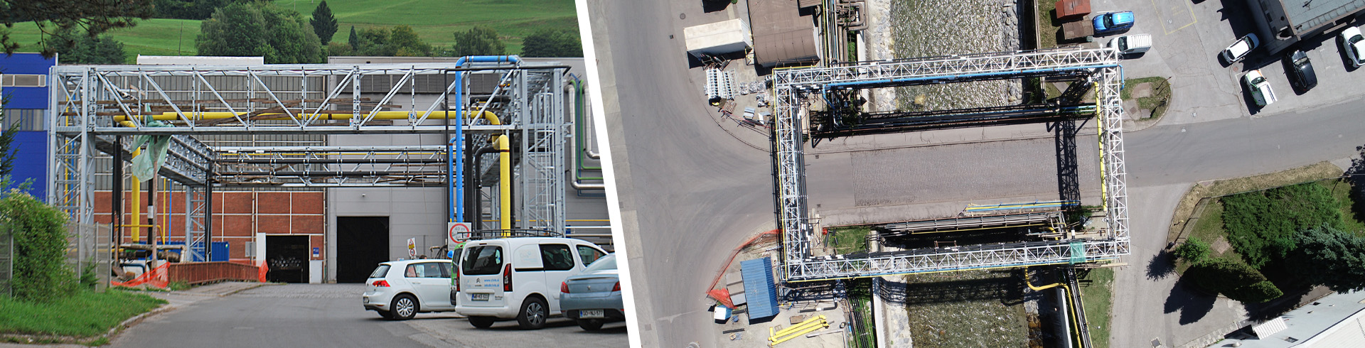 Energetski most za dvig instalacijskih vodov