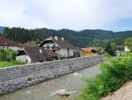 Slika 6: Ureditev Meže na območju Prevalj II