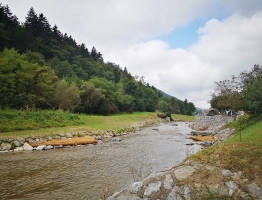 Ukrep Pameče v času gradnje Pameče