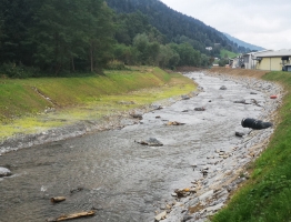 Ukrep Pameče v času gradnje Pameče