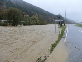 Slika 12: Mislinja, Pameče - poplava 2012