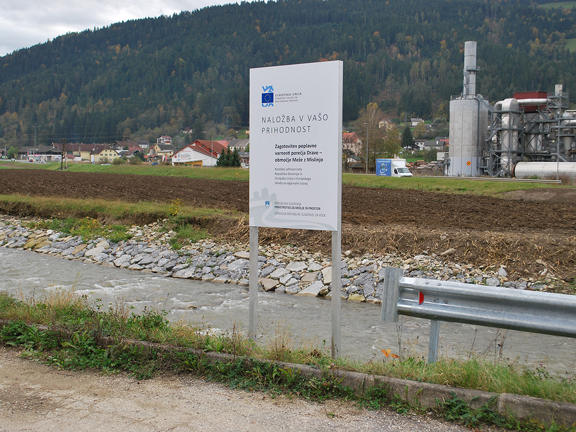 Spominska tabla na Mislinji na območju Otiški Vrh